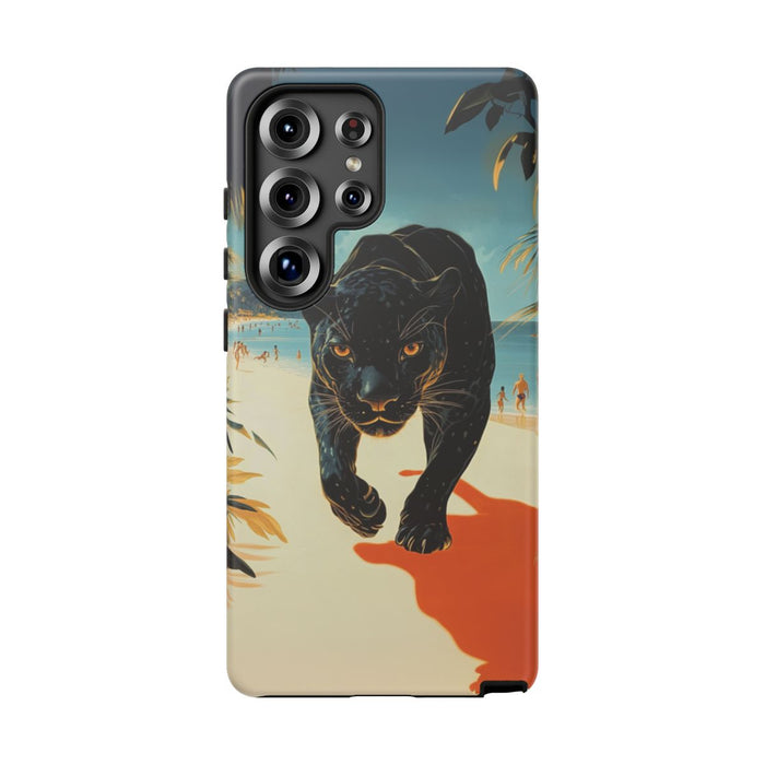 Zwarte Panter op het Strand