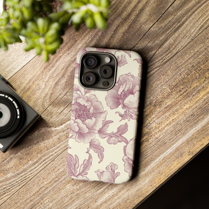 Elegante Victoriaanse Bloemenprint