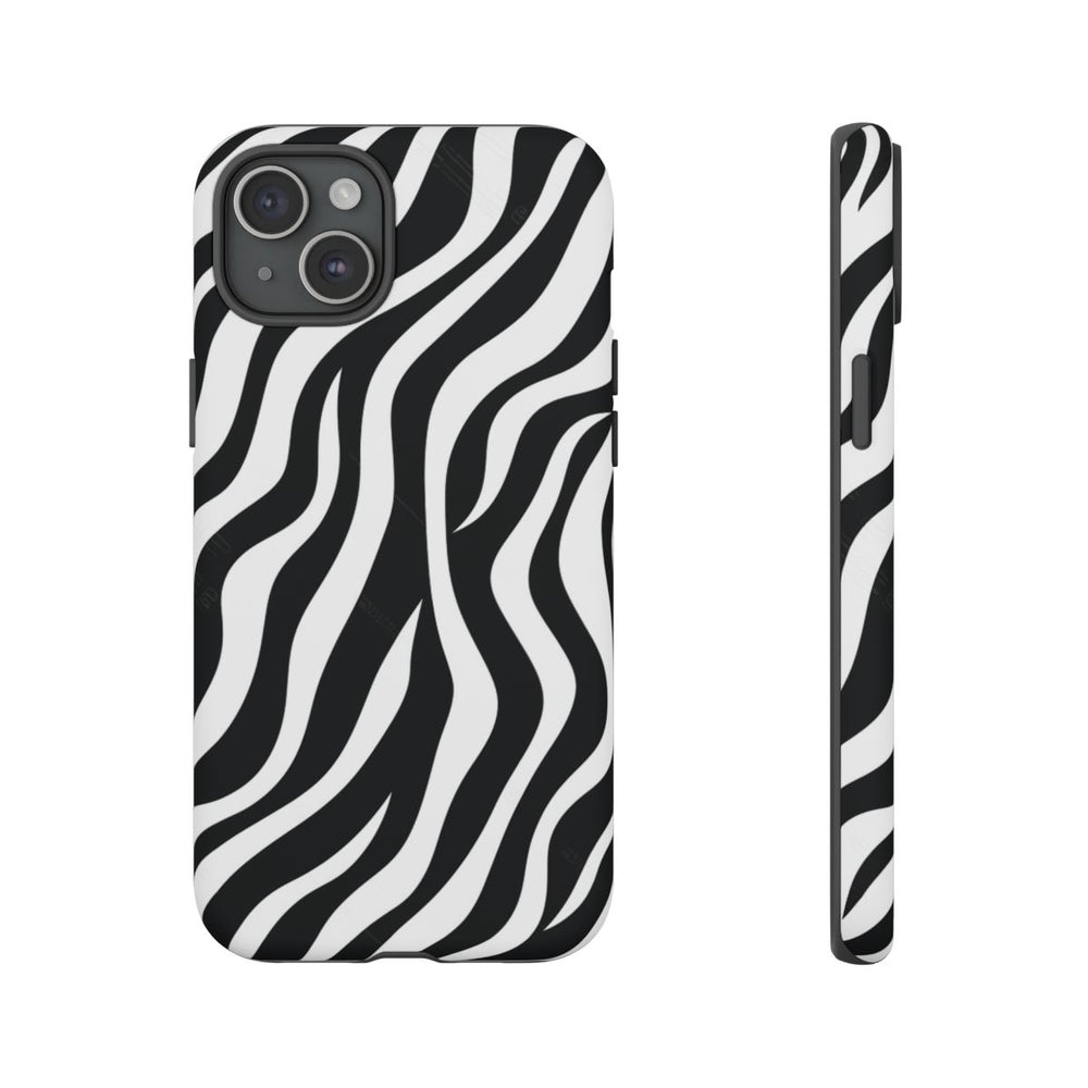 Zwart-Wit Zebra Strepenpatroon