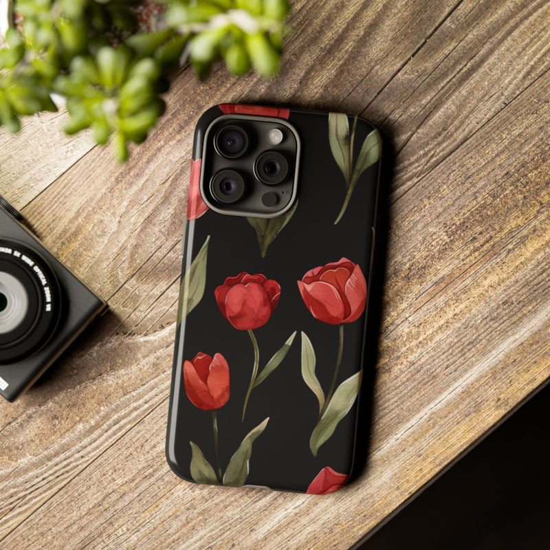 Rode Tulp Bloemenpatroon