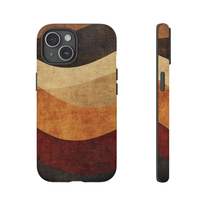 Warme Abstracte Golfpatronen
