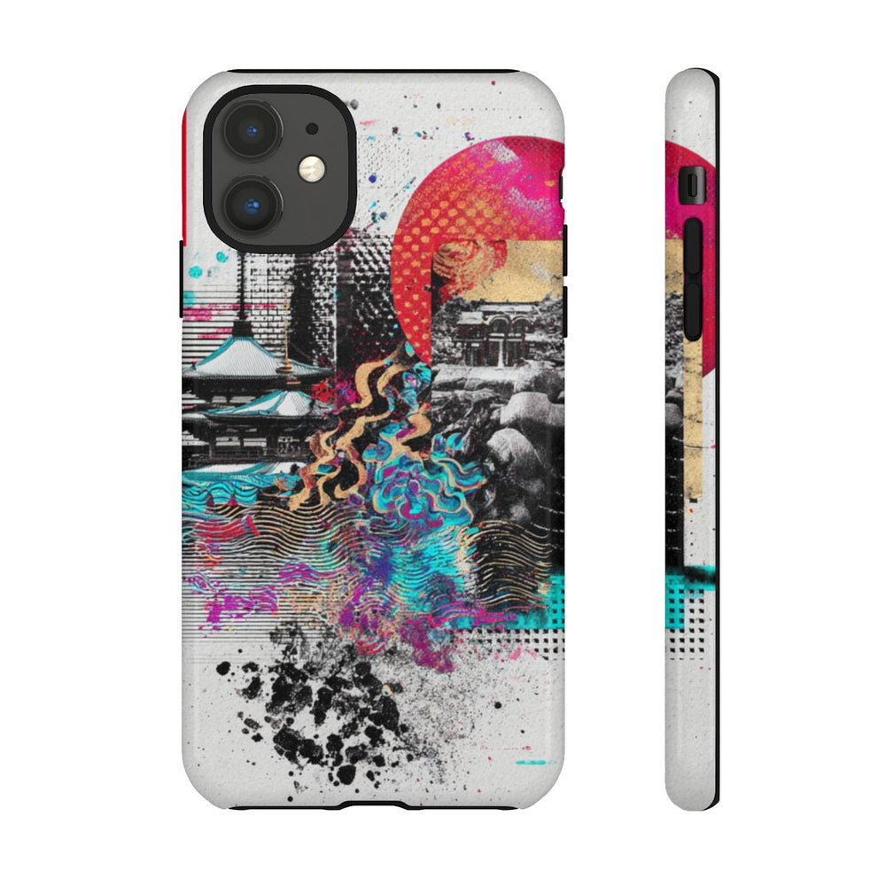 Abstracte Japanse Zen Tuin Collage