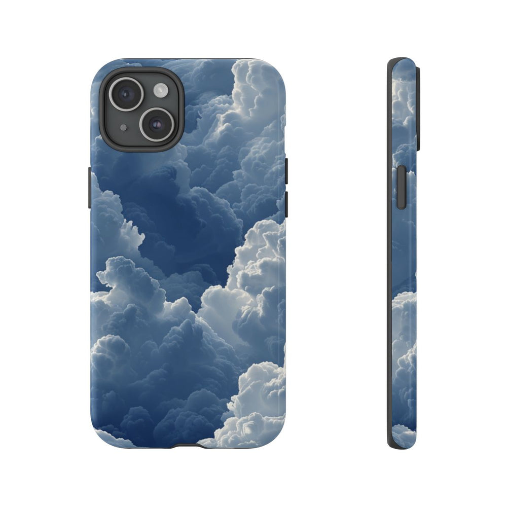 3D Blauw Wolkenpatroon