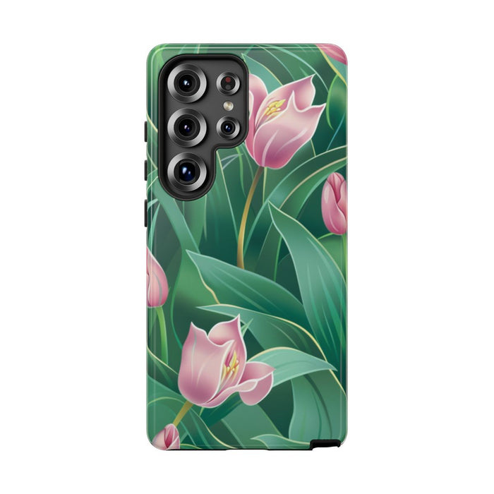 Roze Tulp Bloemenpatroon