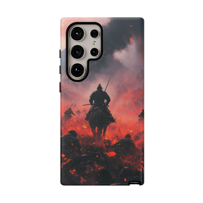 Vurige Slagveldscène met Samurai