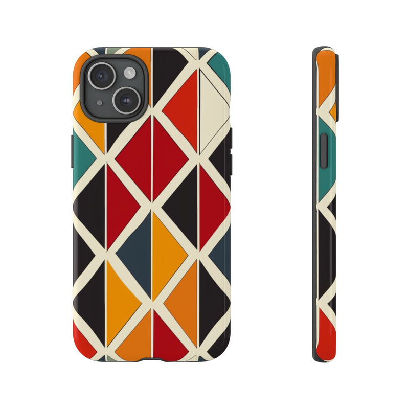 Kleurrijk Geometrisch Diamantpatroon