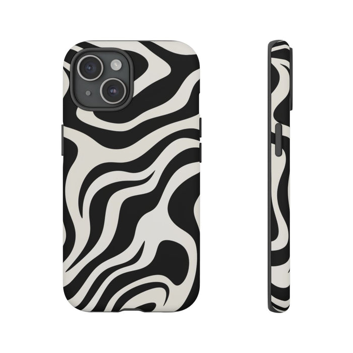 Zwart-Wit Abstract Zebra-Patroon