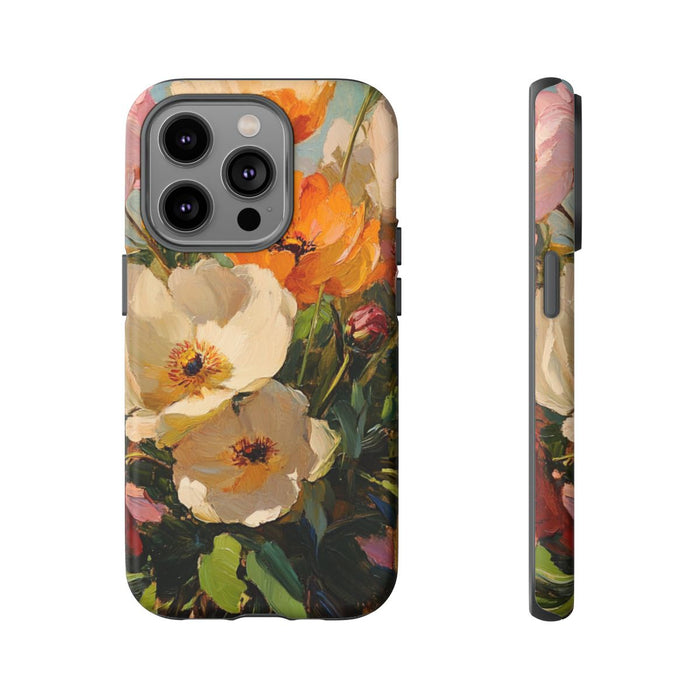 Kleurrijk Bloemenboeket als Olieverfschilderij