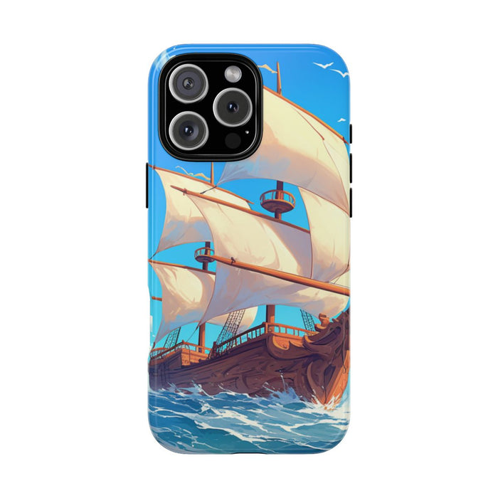 Zeilschip op Blauwe Oceaan