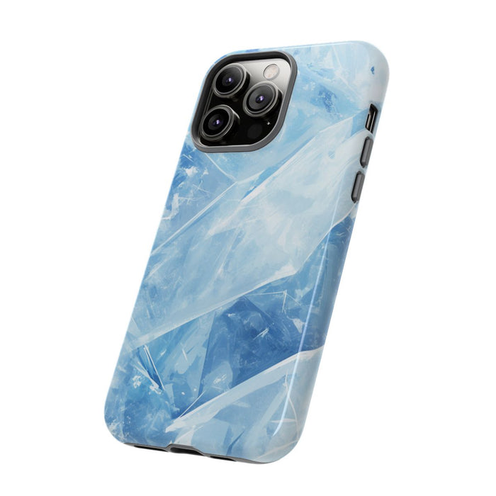 Blauwe IJstextuur