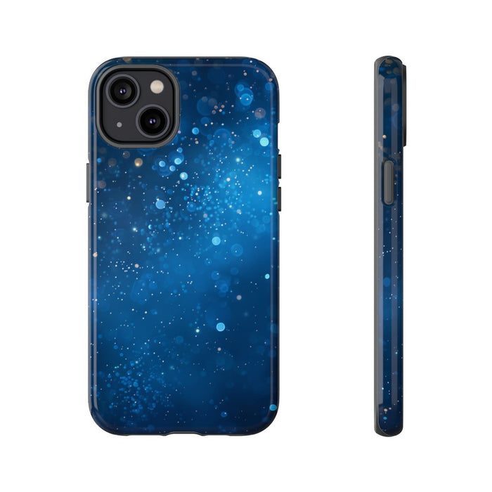 Diepblauwe Sprankelende Lichten