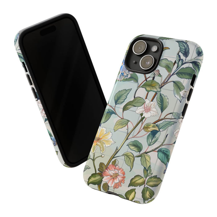 Vintage Bloemenpatroon met Vlinders