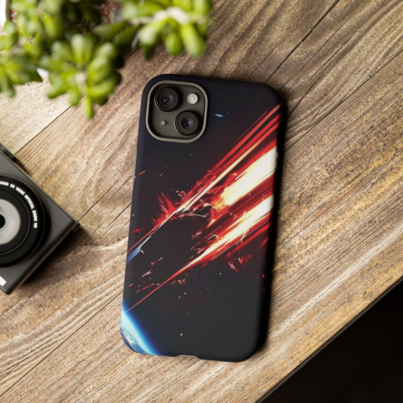 Vurige Meteoorinslag in de Ruimte