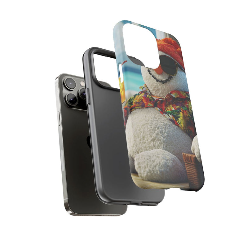 Sneeuwpop met Tropisch Overhemd en Zonnebril