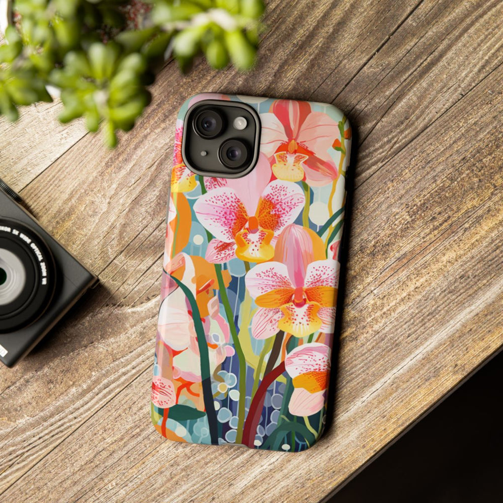 Kleurrijke Orchideeën Illustratie