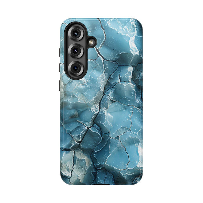 IJzige Fractalstructuur met Grunge