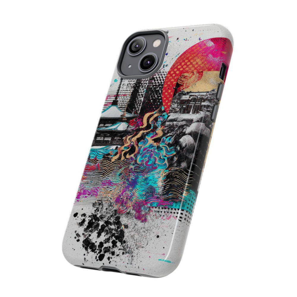 Abstracte Japanse Zen Tuin Collage