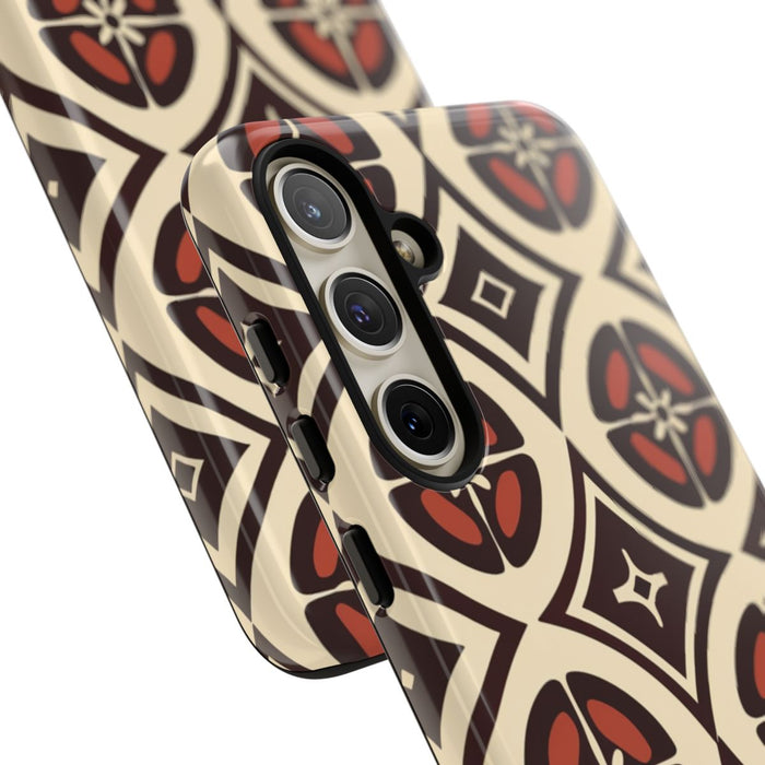 Geometrisch Bruin-Beige Patroon