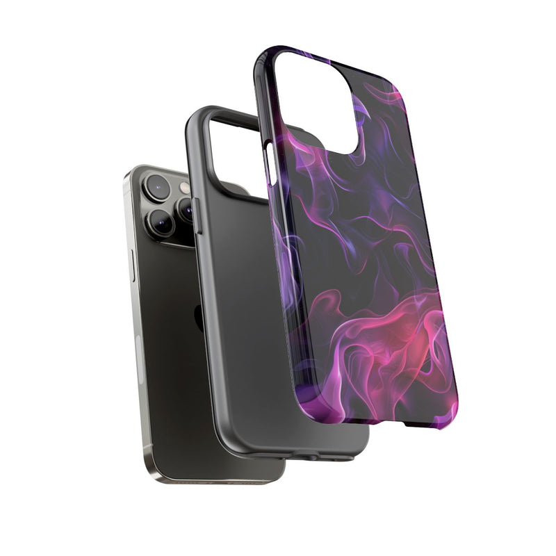 Violette en Roze Abstracte Vlammen