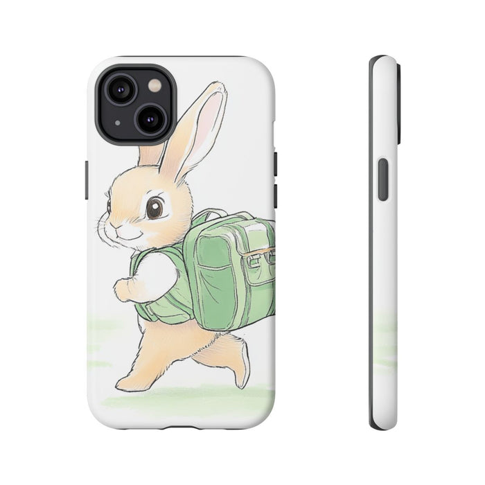 Lief Konijntje met Groene Rugzak