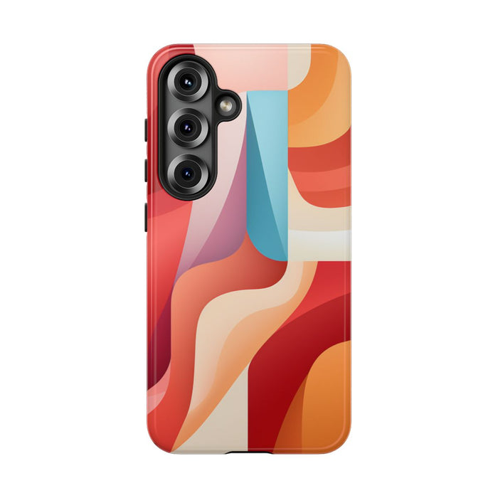 Abstracte Kleurrijke Gebogen Vormen