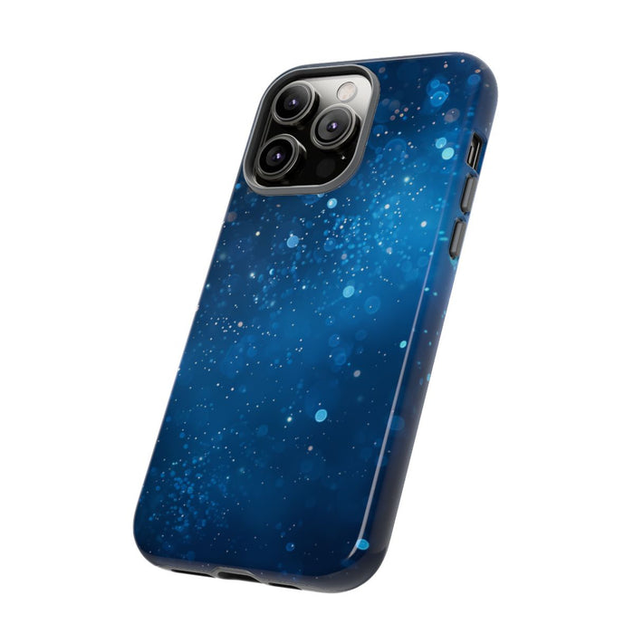 Diepblauwe Sprankelende Lichten