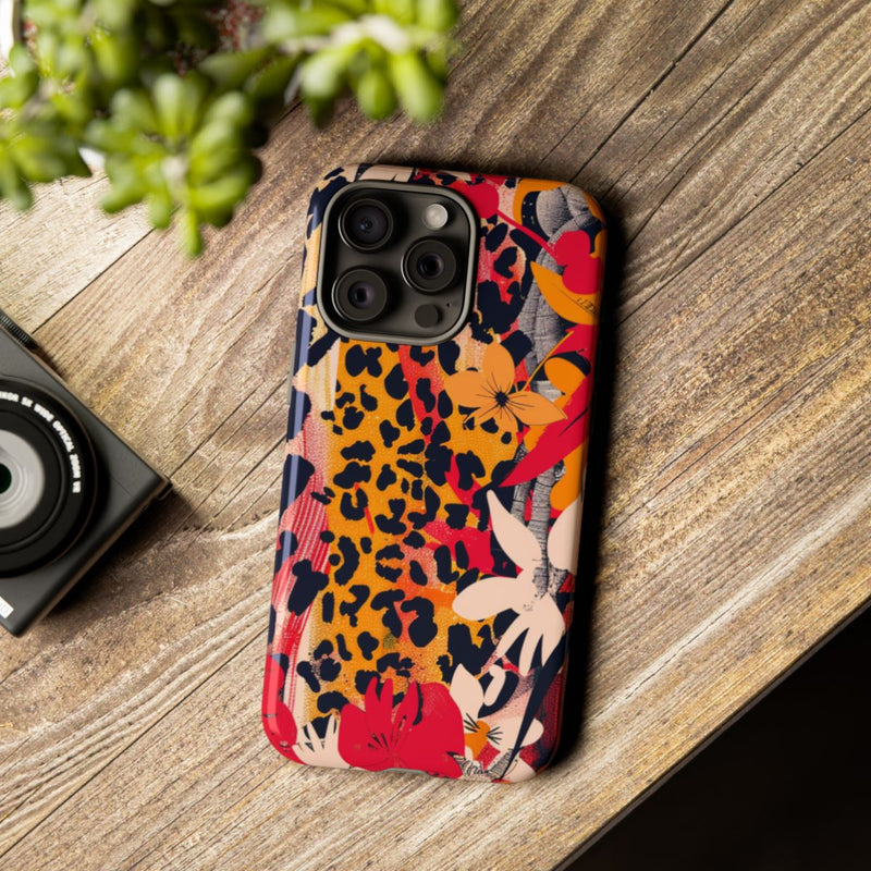 Abstracte Bloemen- en Dierenprint