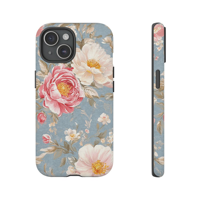 Romantisch Roze-Wit Bloemenpatroon