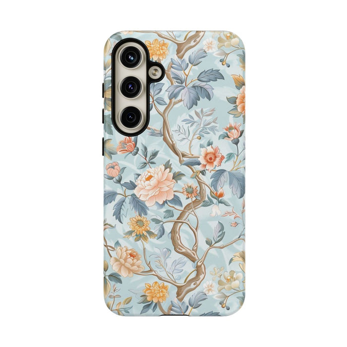 Pastel Chinoiserie Bloemenpatroon