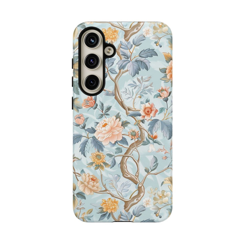 Pastel Chinoiserie Bloemenpatroon