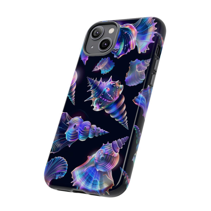 Neon Pastel Schelpenpatroon