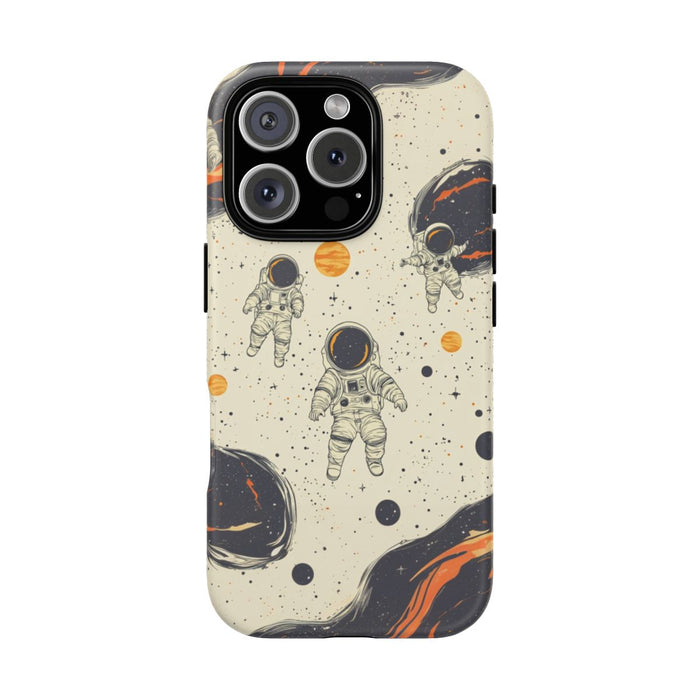 Astronauten en Kosmische Wolkenpatroon