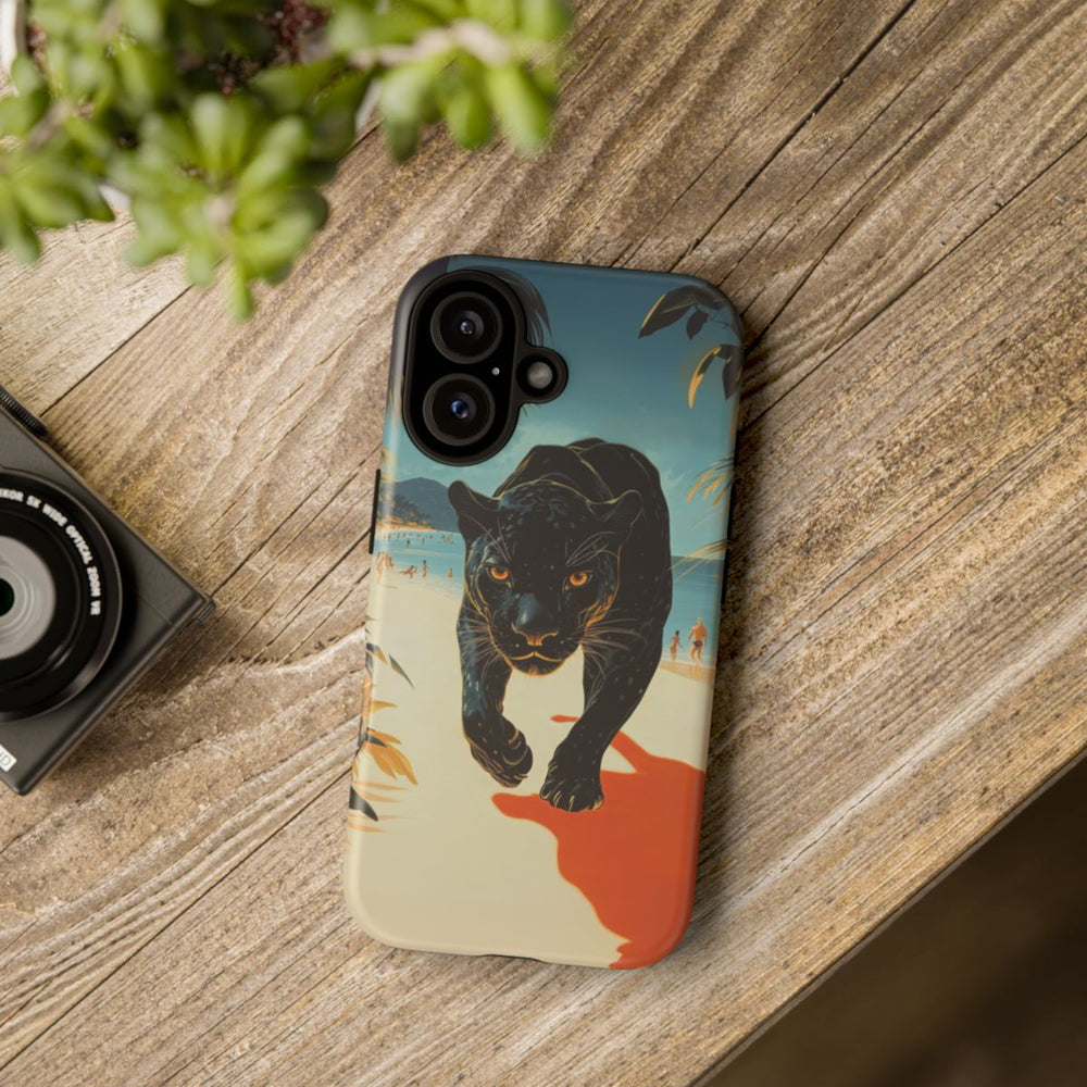 Zwarte Panter aan het Strand