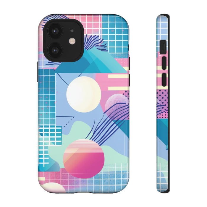 Abstract Geometrisch Patroon in Pasteltinten