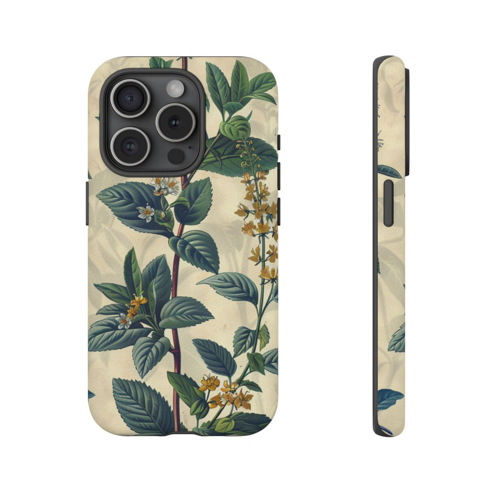 Vintage Botanisch Kruidenpatroon