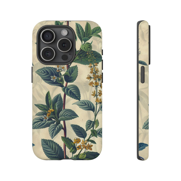 Vintage Botanisch Kruidenpatroon