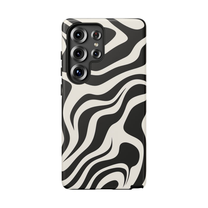 Zwart-Wit Abstract Zebra-Patroon