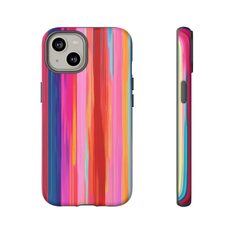 Levendige Verticale Strepen Abstracte Kunst