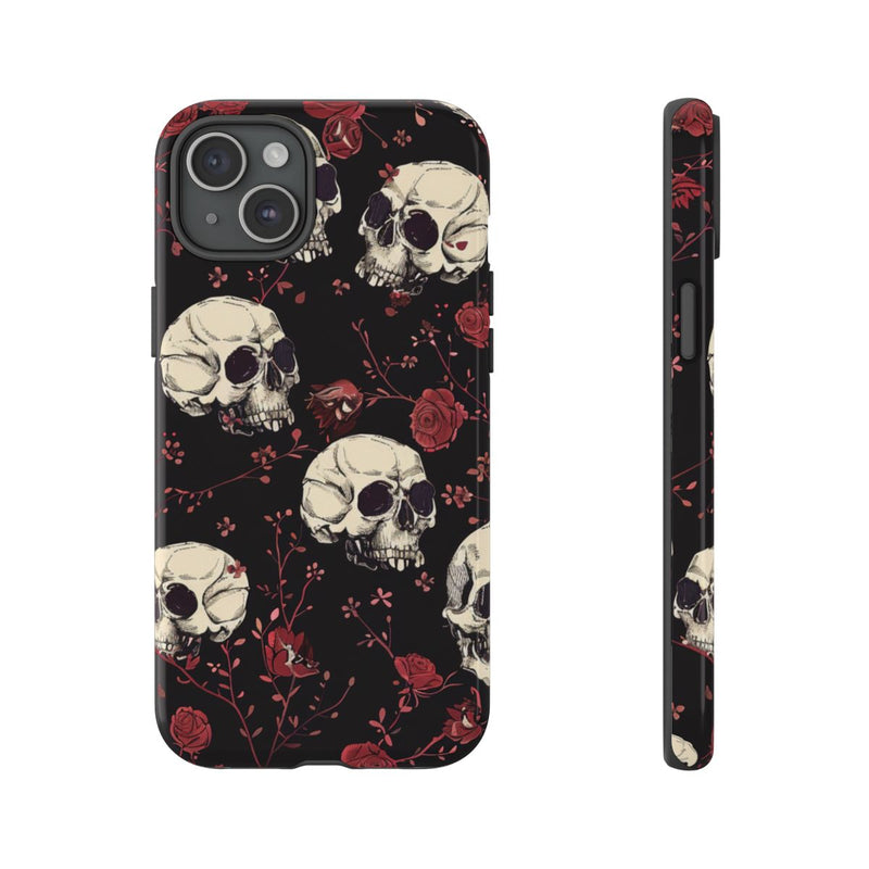 Schedels en Rode Rozenpatroon