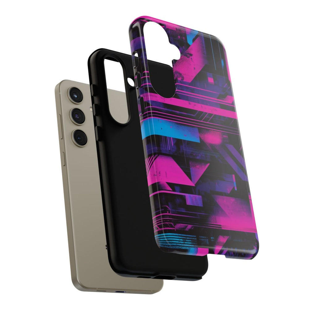 Neon Geometrisch Abstract Patroon