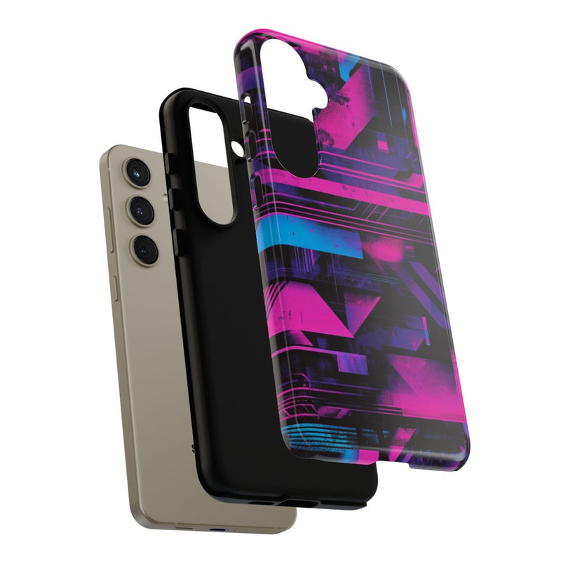 Neon Geometrisch Abstract Patroon