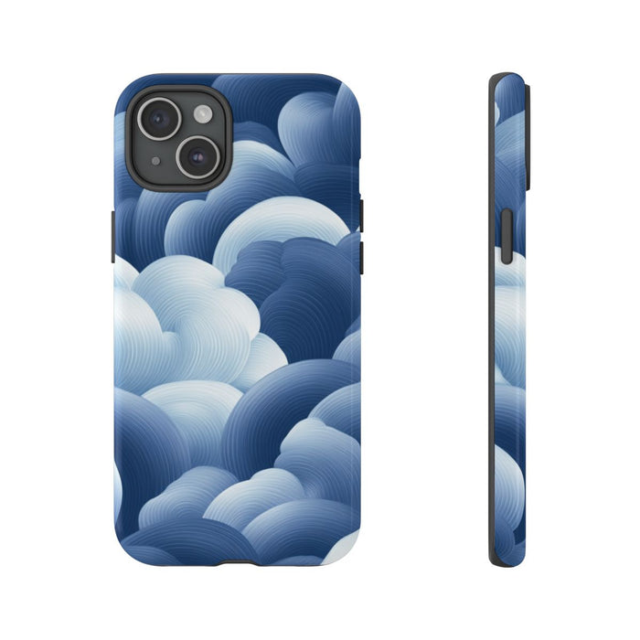Blauw-Wit Wolkenpatroon