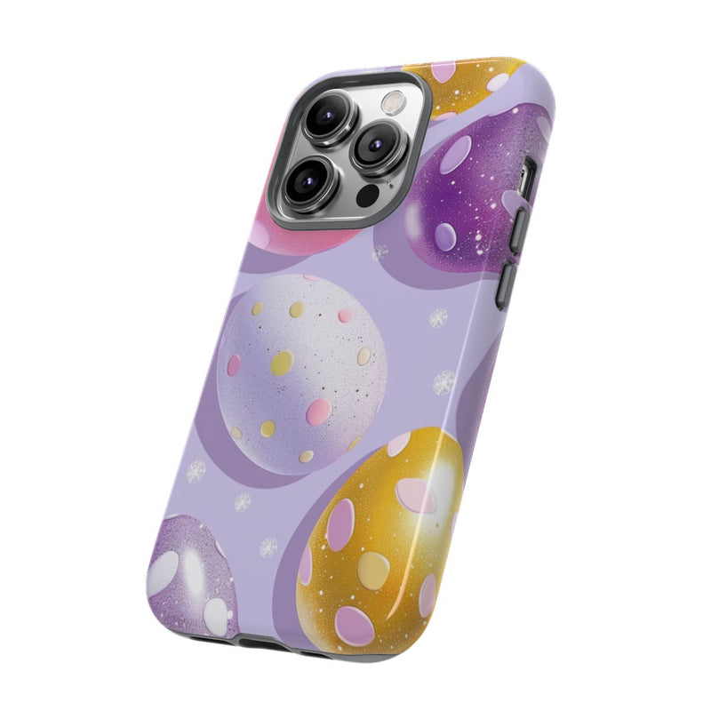 Glanzende Paaseieren met Stippenpatroon