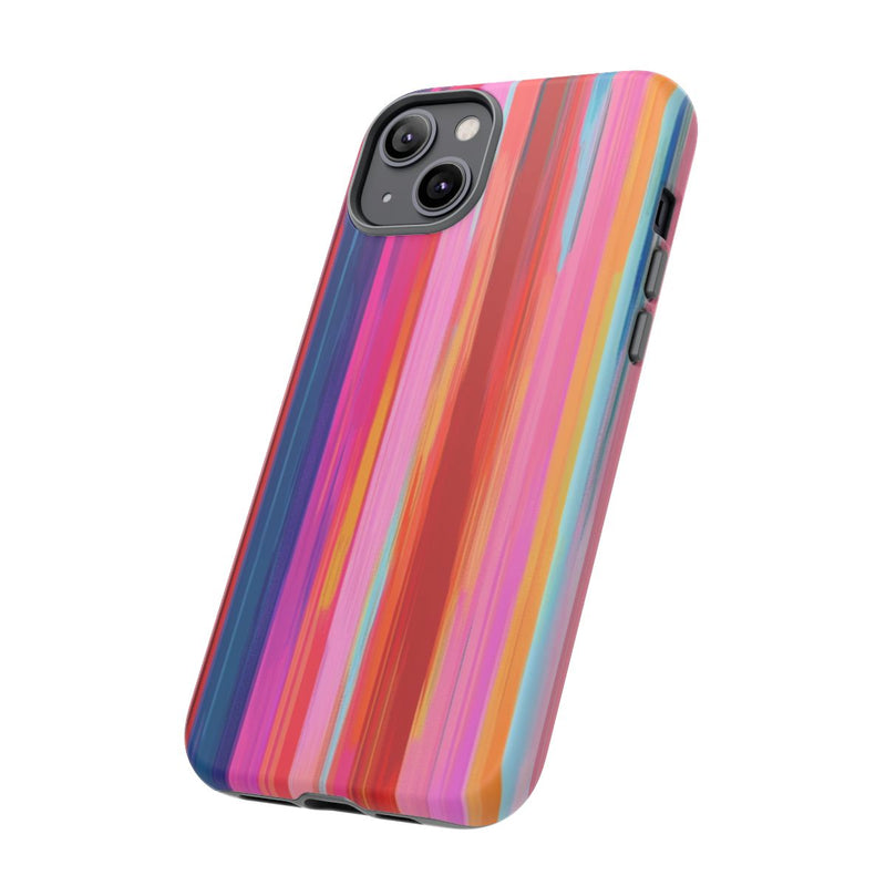 Levendige Verticale Strepen Abstracte Kunst