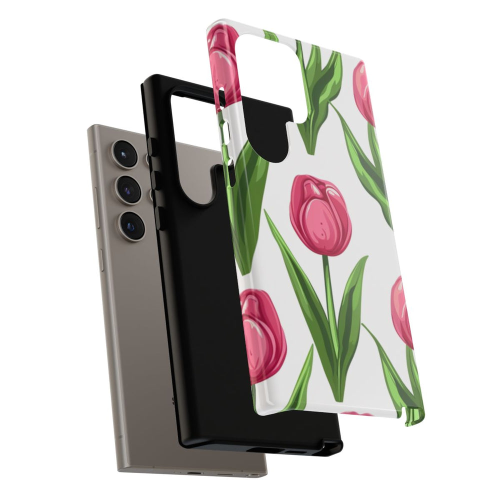 Roze Tulp Bloemenpatroon