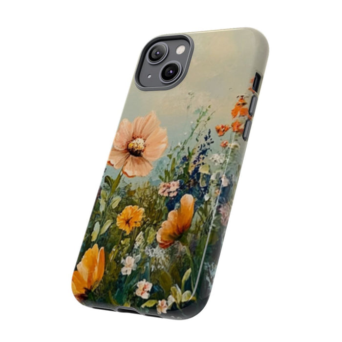Schildering van Wildbloemenveld