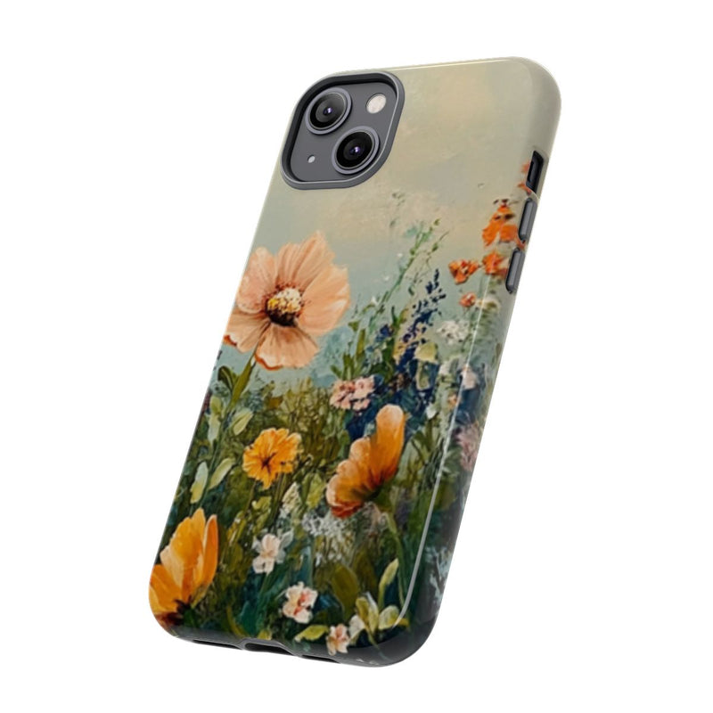 Schildering van Wildbloemenveld