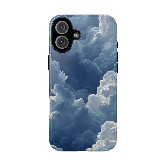 3D Blauw Wolkenpatroon