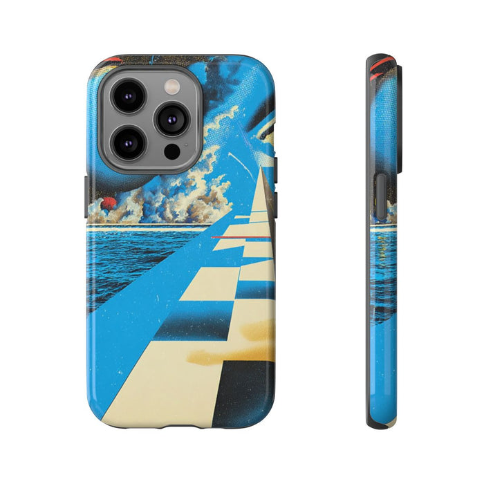 Surrealistische Geometrische Oceaanscène