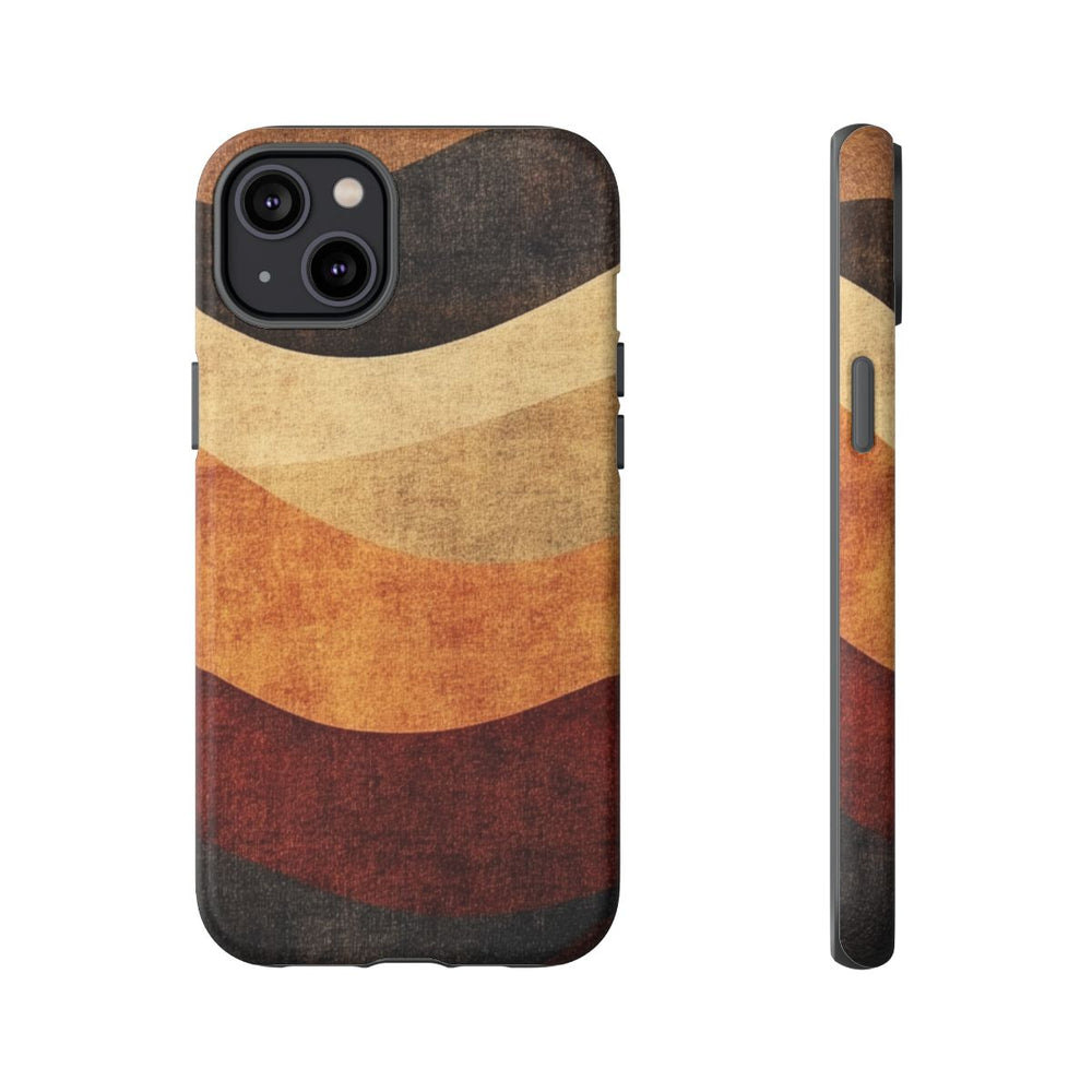 Warme Abstracte Golfpatronen